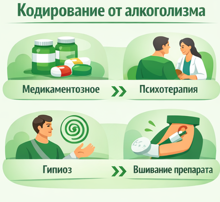 кодирование от алкоголизма в Горячем Ключе Санати